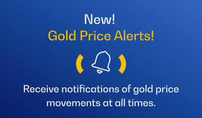 Stay in the know with our all-new Rush Gold price alerts!